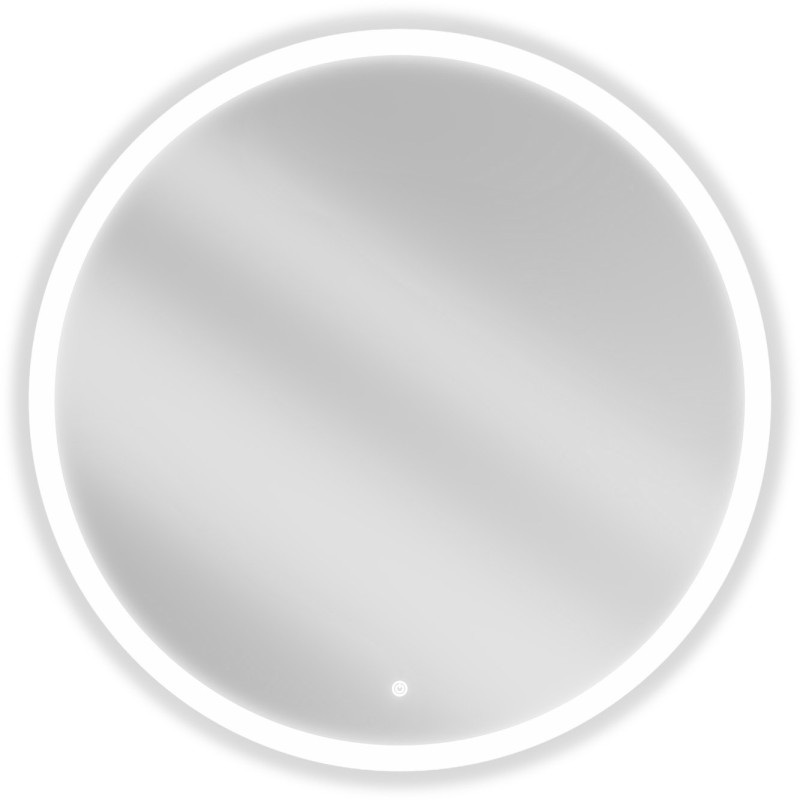 Mexen Oro beleuchteter Badezimmerspiegel, rund 90 cm, LED 6000K, Antibeschlag - 9824-090-090-611-00