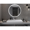 Mexen Oro beleuchteter runder Badezimmerspiegel, 100 cm, LED 6000K, Antibeschlag - 9824-100-100-611-00