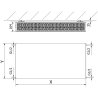 Mexen Flat CF33 Plattenheizkörper 900 x 1300 mm, seitlicher Anschluss, 3901 W, weiß - W433F-090-130-00