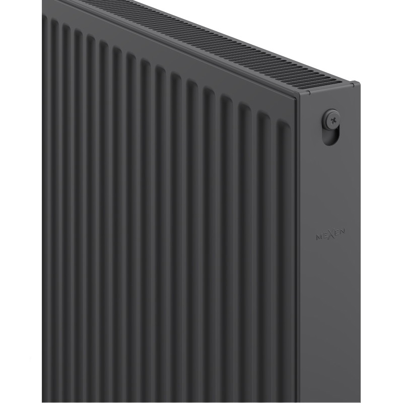 Mexen C21 Plattenheizkörper 600 x 500 mm, seitlicher Anschluss, 641 W, Anthrazit - W421-060-050-66