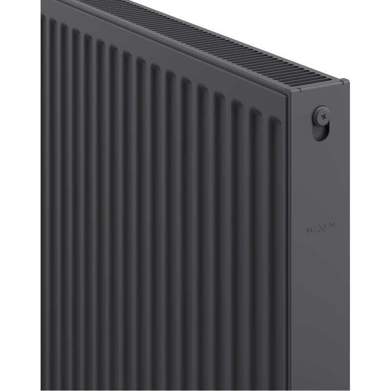 Mexen C21 Plattenheizkörper 900 x 2000 mm, seitlicher Anschluss, 3552 W, Anthrazit - W421-090-200-66