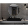 Mexen Loft rundes Badezimmerspiegel 100 cm, goldener Rahmen - 9850-100-100-000-50