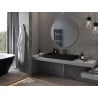 Mexen Loft rundes Badezimmerspiegel 100 cm, goldener Rahmen - 9850-100-100-000-50