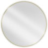Mexen Loft rundes Badezimmerspiegel 100 cm, goldener Rahmen - 9850-100-100-000-50