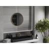Mexen Loft rundes Badezimmer-Spiegel 60 cm, goldener Rahmen - 9850-060-060-000-50
