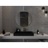 Mexen Loft runder Badezimmerspiegel 80 cm, goldener Rahmen - 9850-080-080-000-50