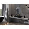 Mexen Loft rundes Badezimmerspiegel 80 cm, goldener Rahmen - 9850-080-080-000-50
