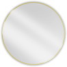 Mexen Loft runder Badezimmerspiegel 90 cm, goldener Rahmen - 9850-090-090-000-50