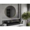 Mexen Loft Rundes Badezimmer Spiegel 95 cm, goldener Rahmen - 9850-095-095-000-50