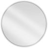 Mexen Loft rundes Badezimmerspiegel 100 cm, Inox-Rahmen - 9850-100-100-000-10