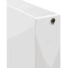 Mexen Flat CVF33 Plattenheizkörper 600 x 500 mm, unterer Anschluss, 1100 W, weiß - W633F-060-050-00
