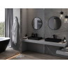 Mexen Loft rundes Badezimmerspiegel 60 cm, schwarzer Rahmen - 9850-060-060-000-70