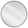 Mexen Loft rundes Badezimmerspiegel 80 cm, schwarzer Rahmen - 9850-080-080-000-70