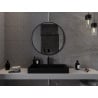 Mexen Loft Badezimmer-Spiegel rund 85 cm, schwarzer Rahmen - 9850-085-085-000-70