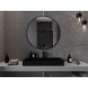 Mexen Loft Badezimmerspiegel rund 95 cm, schwarzer Rahmen - 9850-095-095-000-70