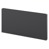 Mexen Flat CF21 Plattenheizkörper 500 x 1200 mm, Seitenanschluss, 1210 W, Anthrazit - W421F-050-120-66