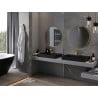 Mexen Loft rundes Badezimmerspiegel 75 cm, goldener Rahmen - 9850-075-075-000-50