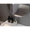 Mexen Loft Badezimmerspiegel rund 50 cm, Rahmen Inox - 9850-050-050-000-10