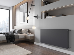 Mexen Flat CF22 Plattenheizkörper 400 x 1500 mm, seitlicher Anschluss, 1707 W, Anthrazit - W422F-040-150-66