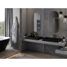 Mexen Loft Ovaler Badezimmer-Spiegel 100 x 50 cm, Goldrahmen - 9851-100-050-000-50