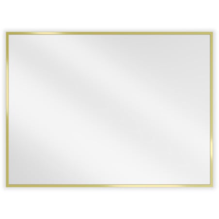 Mexen Loft rechteckiger Badezimmerspiegel 80 x 60 cm, goldener Rahmen - 9852-080-060-000-50