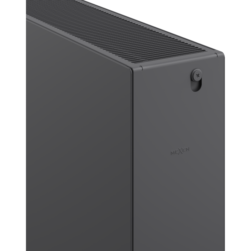 Mexen Flat CF33 Plattenheizkörper 500 x 1200 mm, Seitenanschluss, 2281 W, Anthrazit - W433F-050-120-66