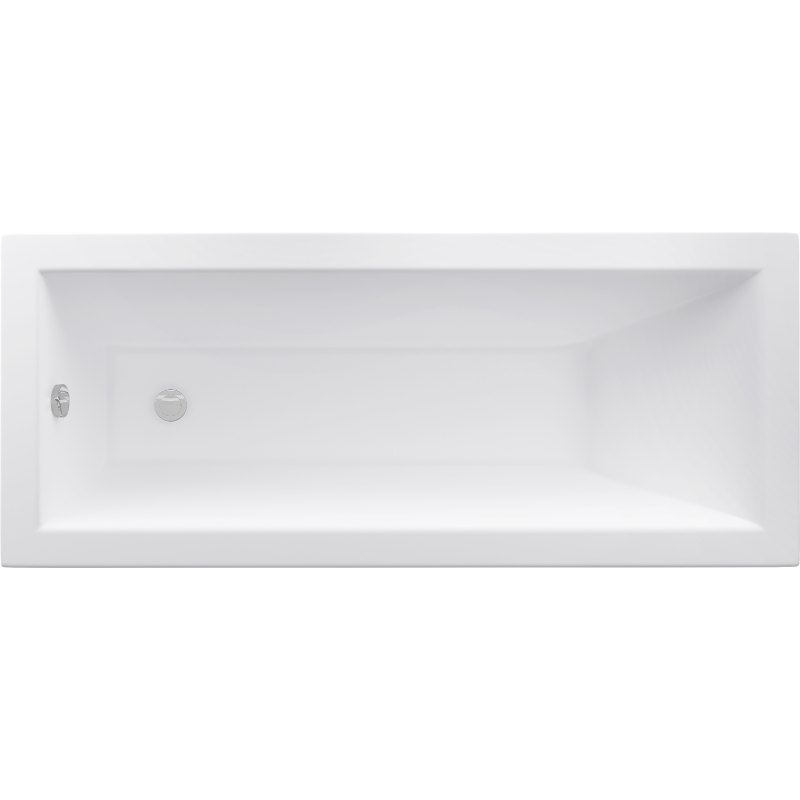 Mexen Cubik Rechteckige Badewanne 180 x 90 cm, Weiß - 55031809000