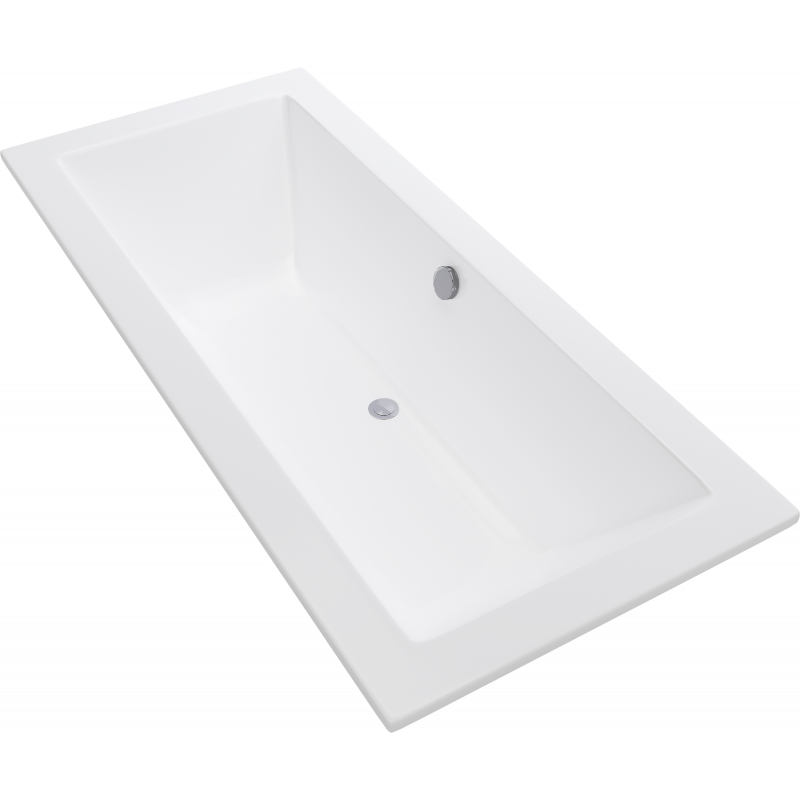 Mexen Cube rechteckige Badewanne 190 x 80 cm, weiß - 55051908000