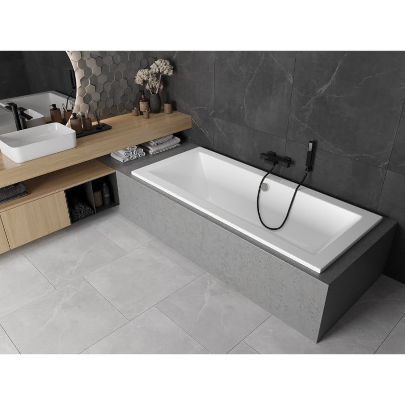 Mexen Cube rechteckige Badewanne 190 x 80 cm, weiß - 55051908000