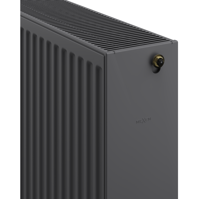 Mexen CV33 Plattenheizkörper 300 x 2000 mm, Unteranschluss, 2669 W, Anthrazit - W633-030-200-66