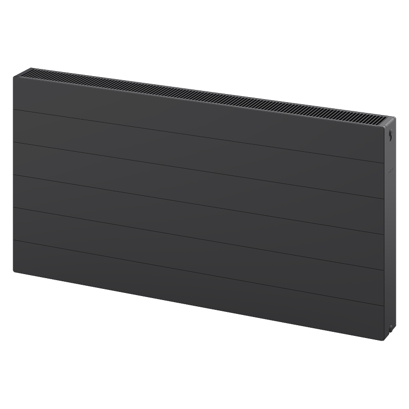 Mexen Line CL22 Plattenheizkörper 400 x 400 mm, seitlicher Anschluss, 455 W, Anthrazit - W422L-040-040-66