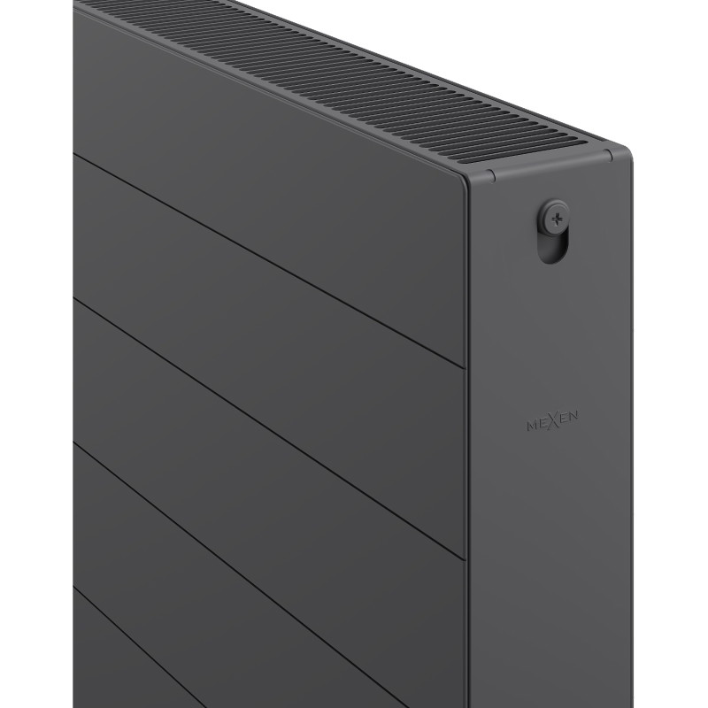 Mexen CL22 Line Plattenheizkörper 400 x 1100 mm, seitlicher Anschluss, 1252 W, Anthrazit - W422L-040-110-66