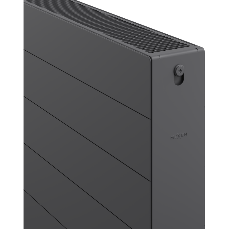 Mexen Line CL22 Plattenheizkörper 400 x 1200 mm, seitlicher Anschluss, 1366 W, anthrazit - W422L-040-120-66