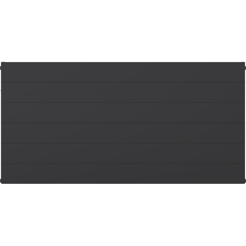 Mexen Line CL22 Plattenheizkörper 600 x 800 mm, seitlicher Anschluss, 1266 W, Anthrazit - W422L-060-080-66