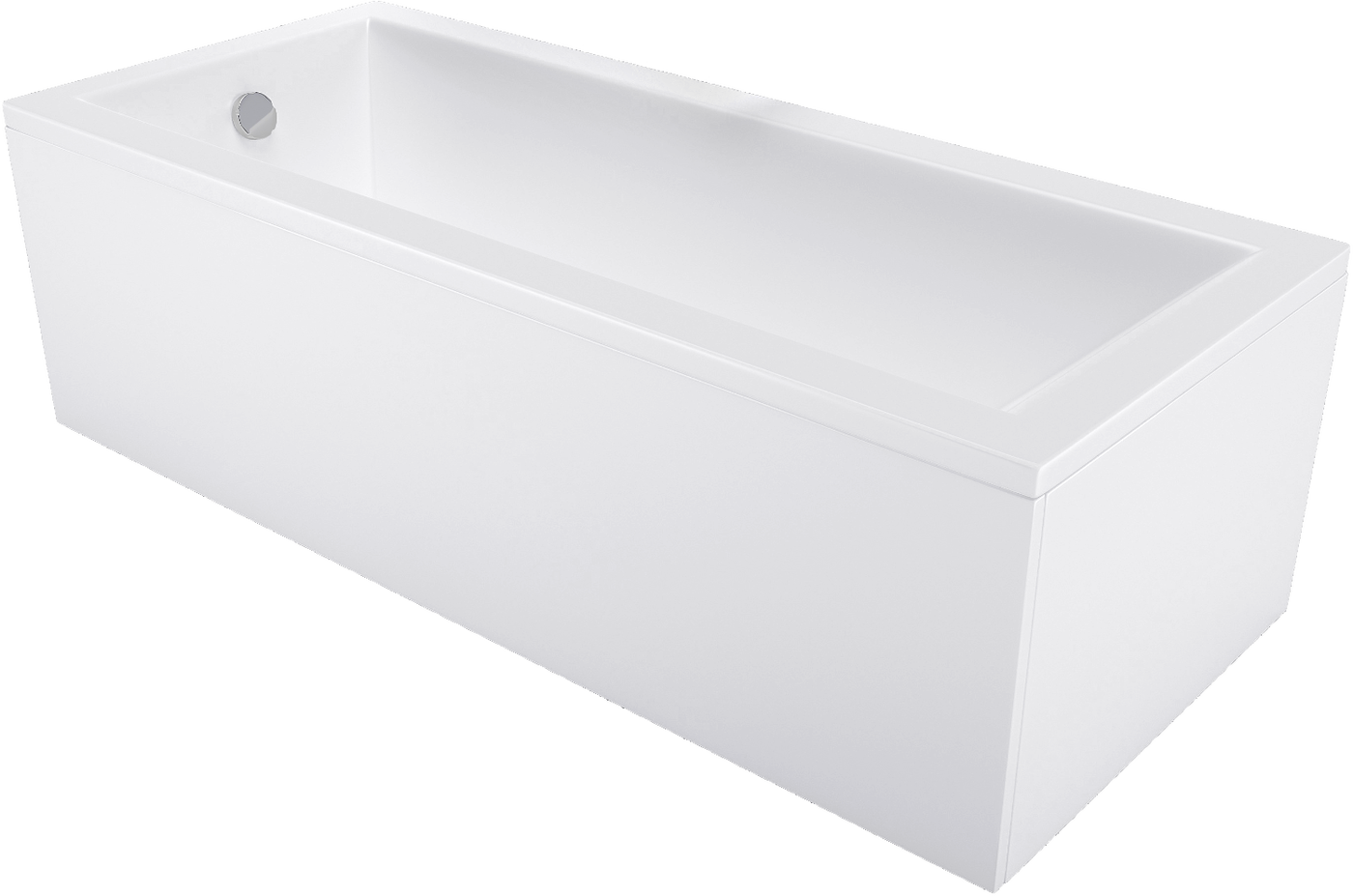 Mexen Cubik Badewanne rechteckig 140 x 70 cm mit Verkleidung, weiß - 55031407000X