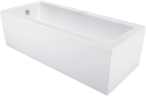 Mexen Cubik rechteckige Badewanne 170 x 80 cm mit Verkleidung, weiß - 55031708000X