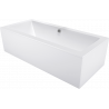 Mexen Cube rechteckige Badewanne 160 x 70 cm mit Verkleidung, weiß - 55051607000X