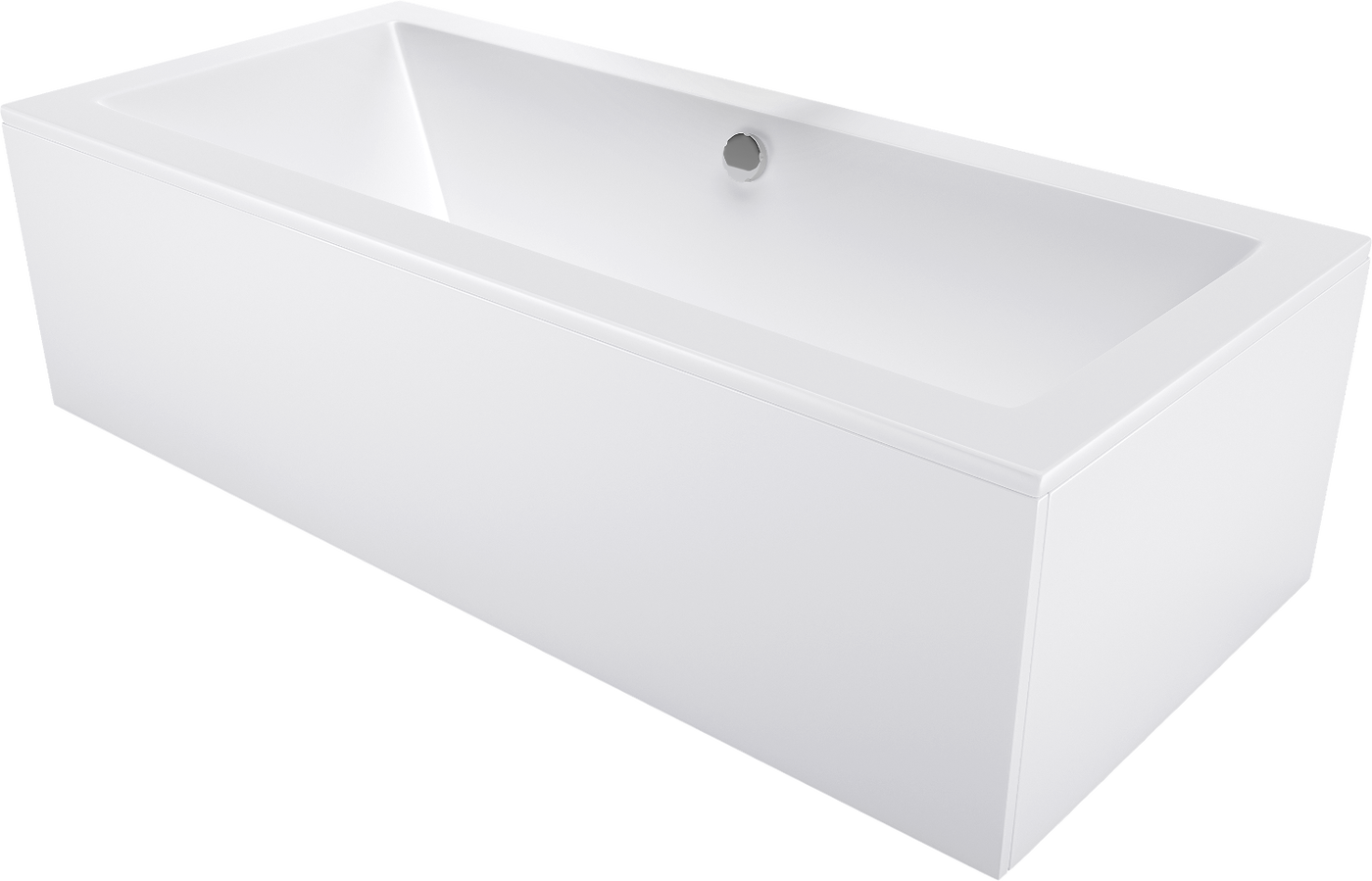 Mexen Cube Badewanne rechteckig 180 x 90 cm mit Verkleidung, weiß - 55051809000X