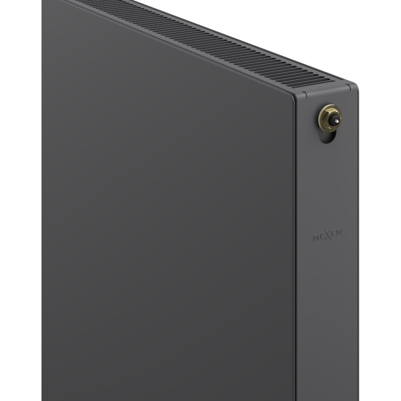 Mexen CVF21 Plattenheizkörper Flat 900 x 1500 mm, Bodenanschluss, 2384 W, Anthrazit - W621F-090-150-66