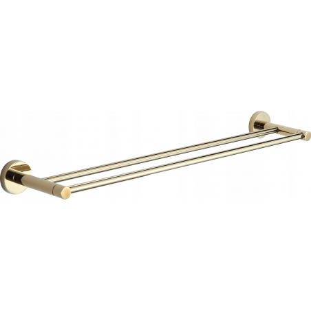 Mexen Remo doppelter Handtuchhalter, gold - 7050725-50