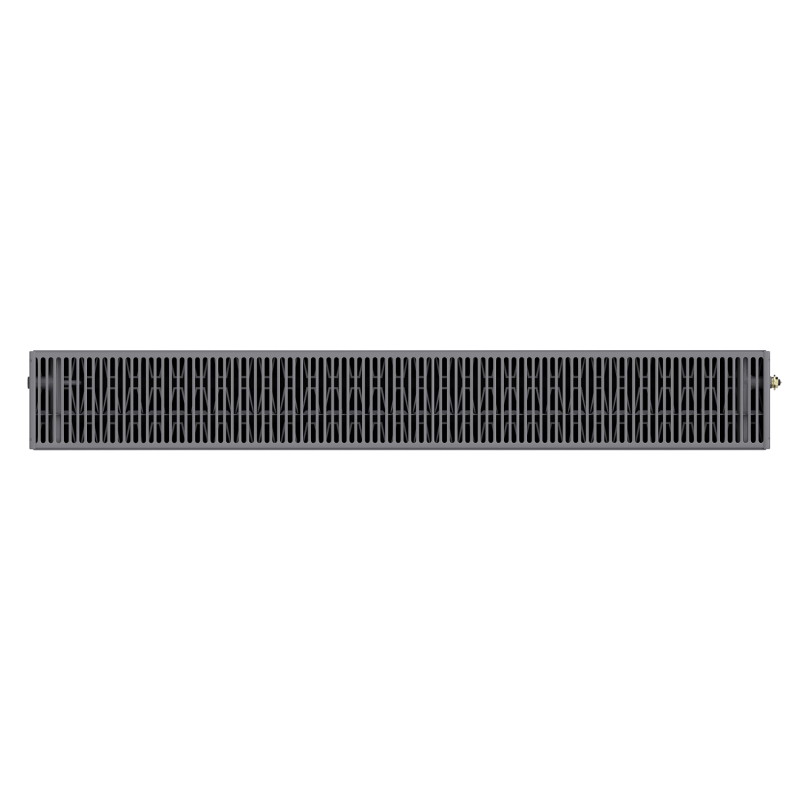 Mexen CVF33 Flachplattenheizkörper 300 x 400 mm, Bodenanschluss, 496 W, Anthrazit - W633F-030-040-66