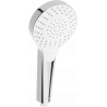 Mexen R-05 3-Funktionen Duschkopf, Chrom/Weiß - 79505-00