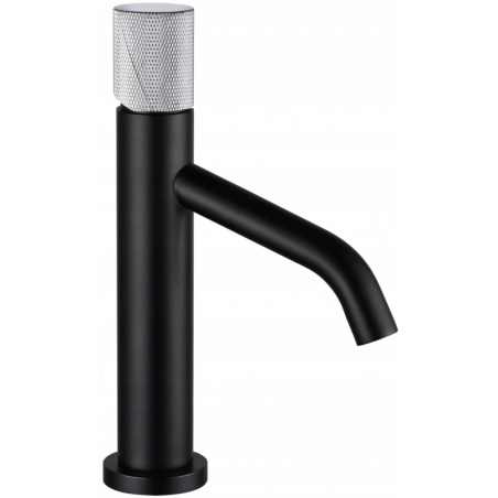 Mexen Rumba One  Waschtischarmatur, schwarz/chrom - 73501-77