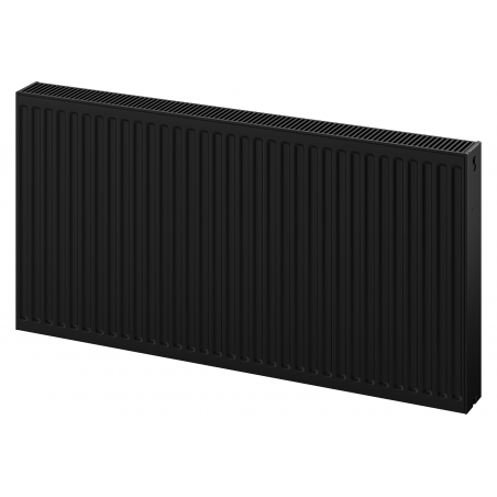 Mexen C22 Plattenradiator 300 x 2600 mm, seitlicher Anschluss, 2426 W, schwarz - W422-030-260-70
