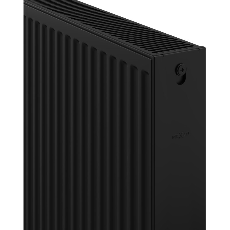 Mexen C22 Plattenheizkörper 600 x 1300 mm, seitlicher Anschluss, 2149 W, schwarz - W422-060-130-70