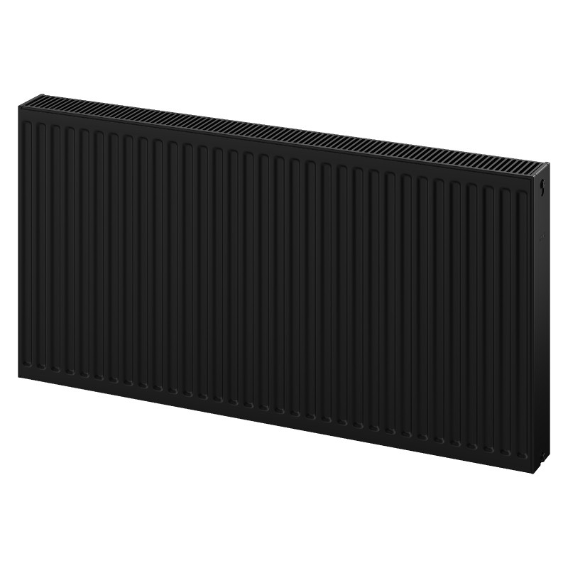 Mexen C22 Plattenheizkörper 600 x 3000 mm, seitlicher Anschluss, 4958 W, schwarz - W422-060-300-70