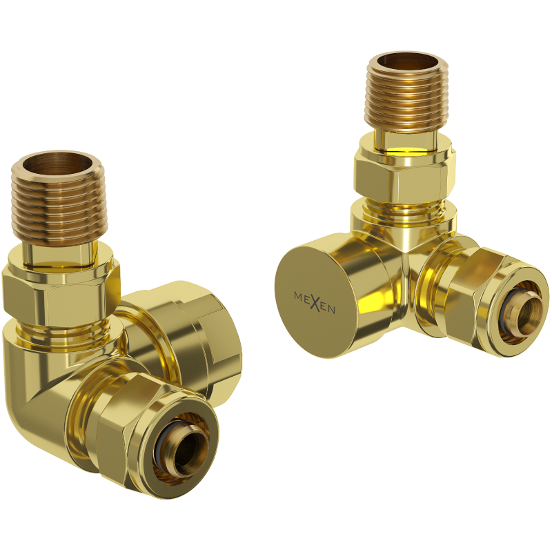 Mexen Uni-Term axiale Heizungsventile, goldfarben - W903-000-50