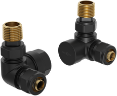 Mexen Heizkörperventile axial, schwarz - W903-000-70