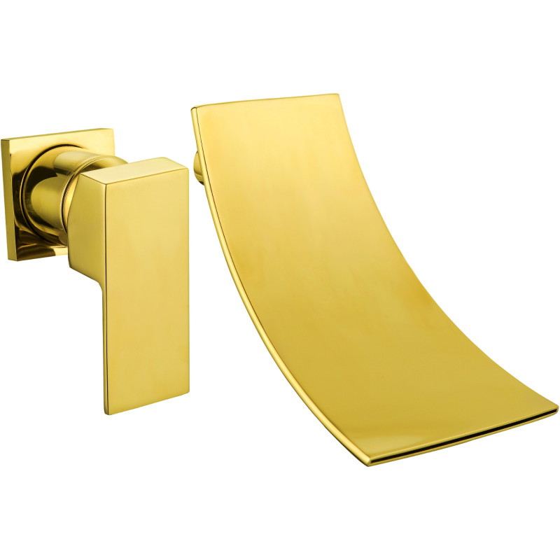 Mexen Celia Unterputz-Waschtischarmatur, gold - 747415-50