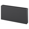 Mexen Flat CVF33 Plattenheizkörper 600 x 500 mm, unterer Anschluss, 1100 W, Anthrazit - W633F-060-050-66